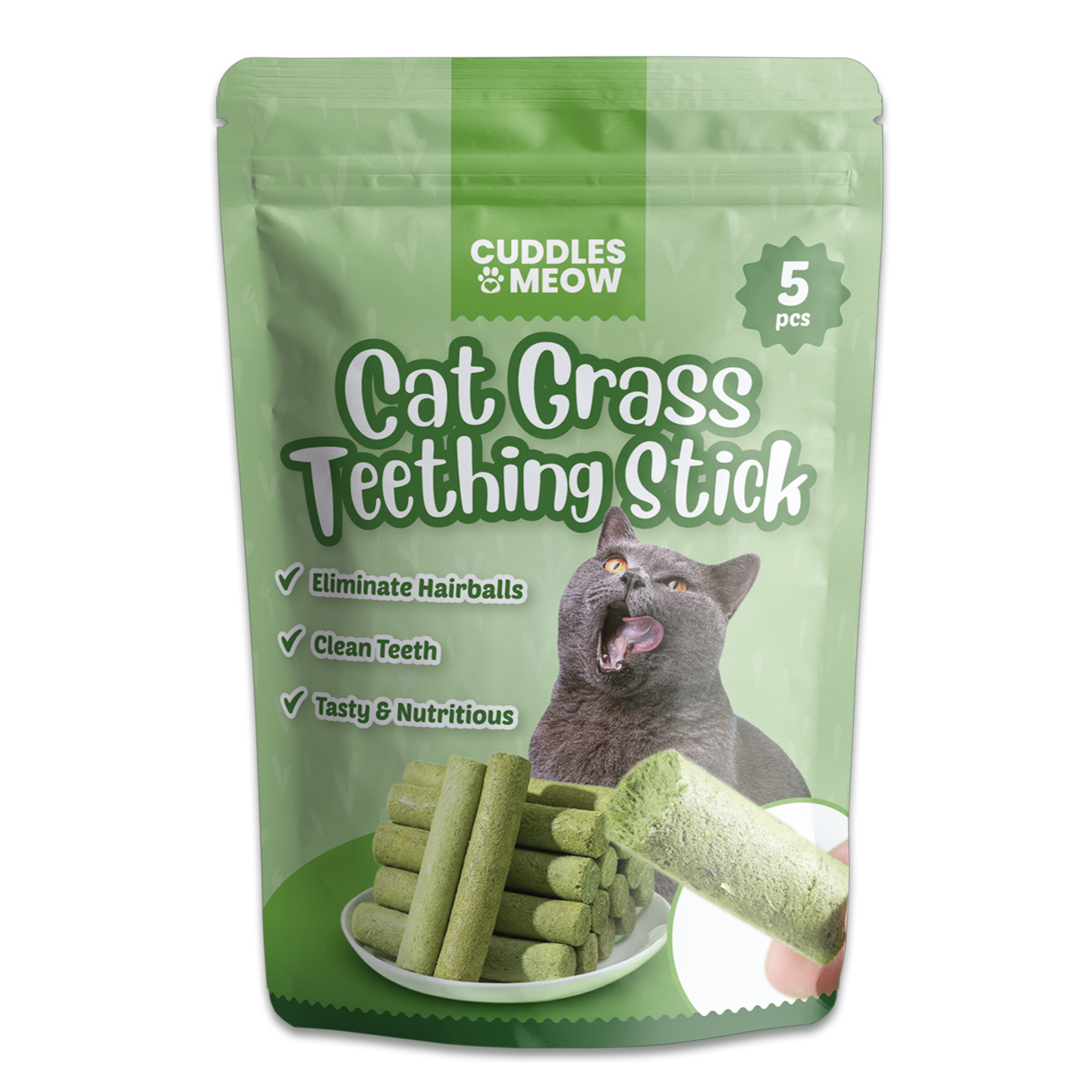 Cat Grass Teething Stick - MantroForce