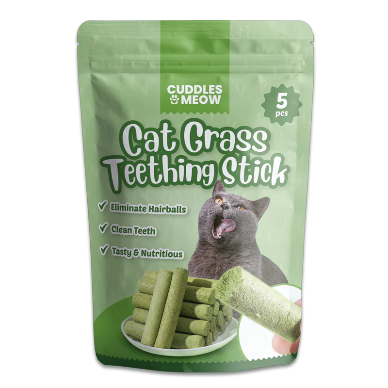Cat Grass Teething Stick - MantroForce